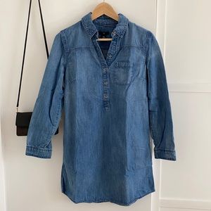 Gap Long Sleeve Denim Dress